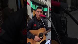 Download Lagu Leaving on a Jet Plane – John Denver ✈️🎶 #shorts #johndenver #leavingonajetplane #busking #acoustic MP3