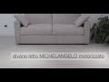 Divano letto motorizzato Michelangelo| Fabbrica divani a Lissone | Colombo Salotti