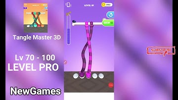 Tangle Master 3D  Gameplay Walkthrough All Levels 70 - 100 FULL PRO