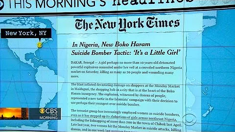 Headlines 7:30: Boko Haram uses child suicide bombers