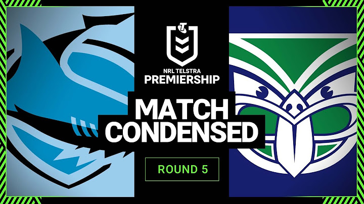 NRL 2023 | Cronulla Sutherland Sharks v New Zealand Warriors | Condensed Game | Round 5, 2023