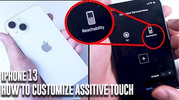 iPhone 13 | How to access and  customize assistive touch menu | Reachability features and more!