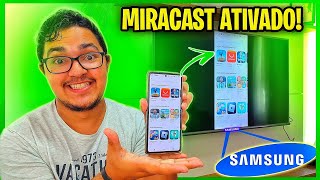 Como ATIVAR o ESPELHAMENTO em qualquer SMART ANDROID TV (Samsung) - Miracast Screen Mirroring 2023