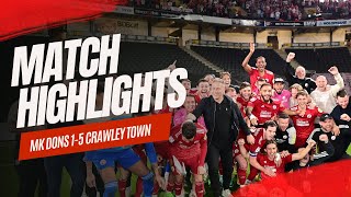 Mk Dons v Crawley Town highlights