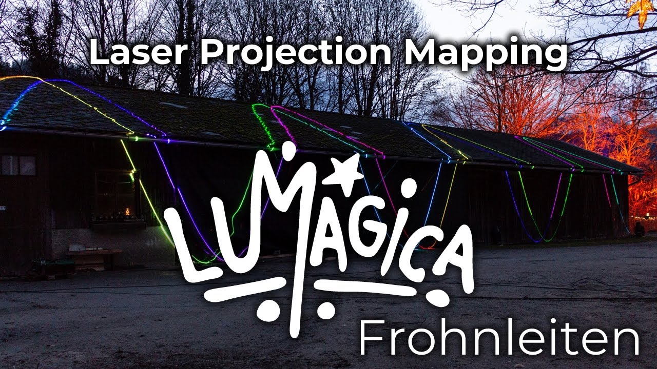 Lumagica Frohnleiten - Laser Projection Mapping Show 2022/23 - YouTube