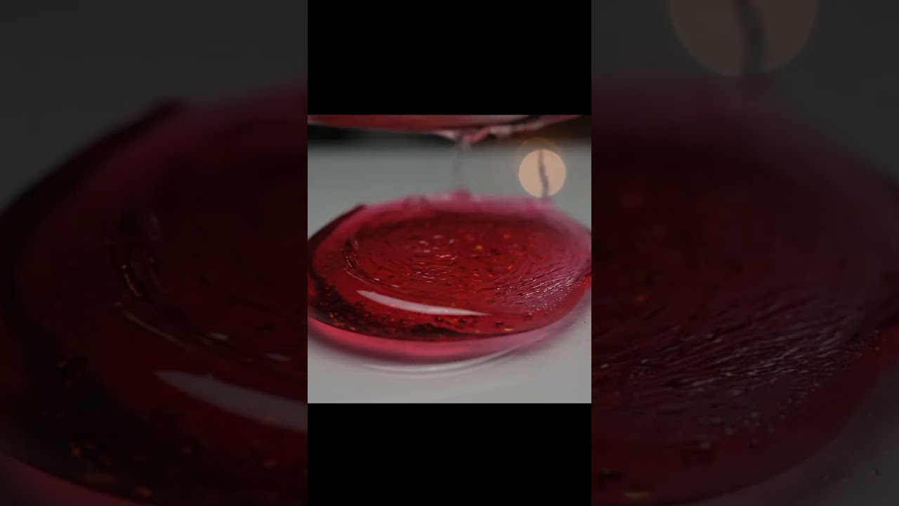 🍓 Spreading Glass Strawberry ASMR _ فرد الفراولة 🍓🍰 #strawberry #Asmr #trend