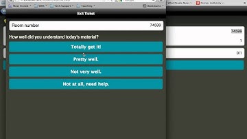 Socrative Exit Tickets