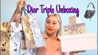 Huge Dior Triple Unboxing Haul // Dior Shopping: Dior Art, Jewelry, & Dior x Rimowa