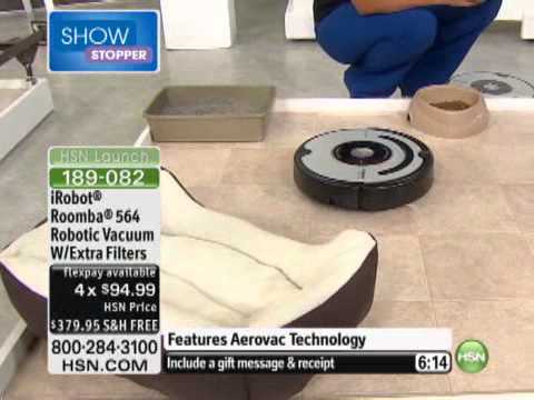 iRobot Roomba Aerovac Pet Robotic Vacuum with 4 Extra Filters - YouTube