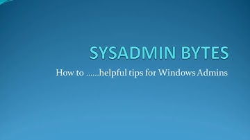 How to - Windows Server check service status
