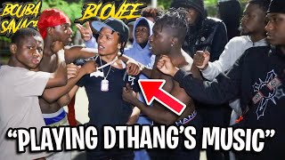 I PLAYED DTHANG MUSIC IN FRONT OF BLOVEE \& BOUBASAVAGE AND THIS HAPPENED...