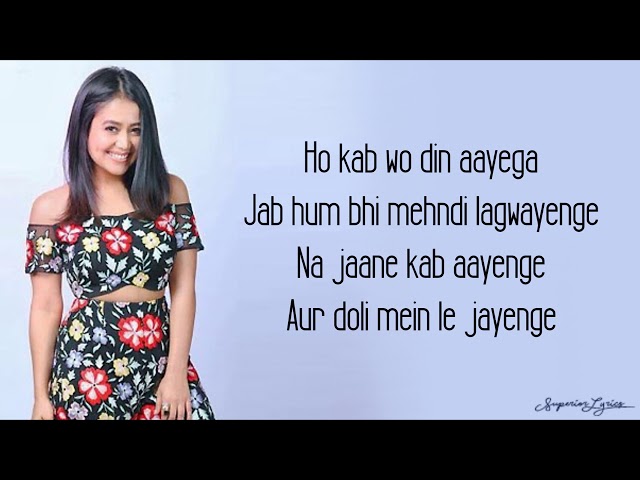Yaad Piya Ki Aane Lagi Lyrics - Neha Kakkar | Divya Khosla Kumar class=