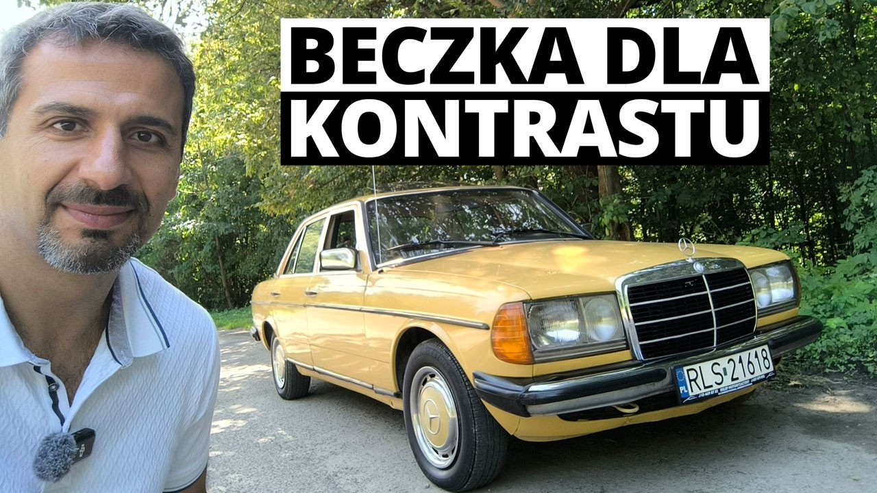 Mercedes W123 - beczka kontrastu