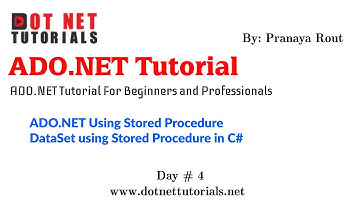 ADO.NET Using Stored Procedure in C# | DataSet using Stored Procedure in C# | Dot Net Tutorials