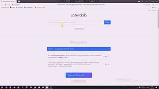 Как быстро создать библиографию с помощью Zoterobib