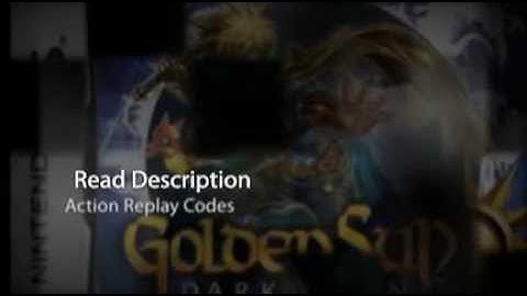 Action Replay Codes: Golden Sun: Dark Dawn