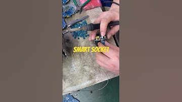 Smart socket welding.👨🏻‍🔧🪛🛠️🏭💪💪#smartsocket #smarthome #electric #homedecor #factory