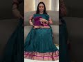 Semi stitched Dhavani sets collections for booking visits