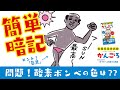 【ゴロ覚え】★暗記勉強法★酸素ボンベの色は？