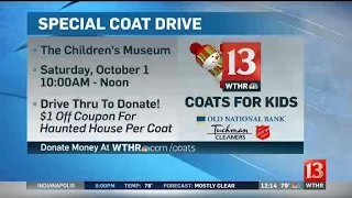 Coats For Kids Drive At Childrens Museum Oct. 1