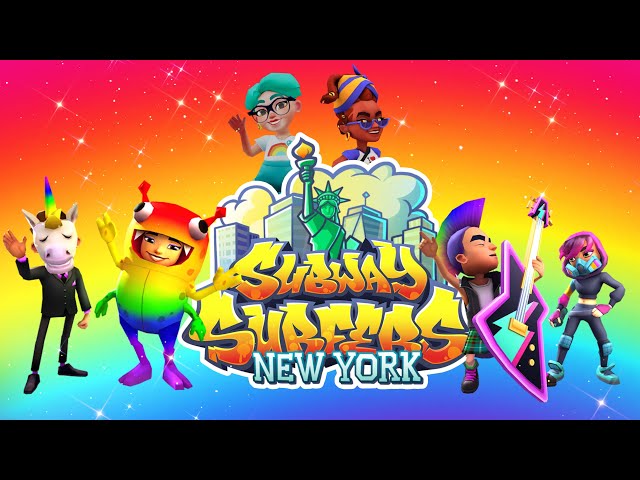 Subway Surfers New York 2023 do Orgulho com Rain e Moira Tourist 