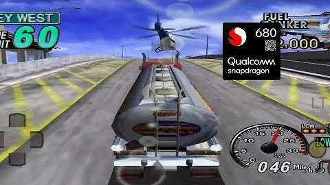 Testing American Pro Trucker (Flycast-Dreamcast) 30FPS HD+ en Xiaomi Redmi 10C Android (2023)