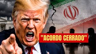 TRUMP anuncia acuerdo casi cerrado con Irán pero horas después frena a sus propios diplomáticos.