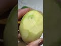 Satisfyingsounds peeling slicing asmreating green indianmango fruit shorts