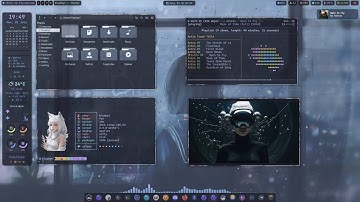 Wayfire with new animation squeezimize, spin, zap and Ironbar