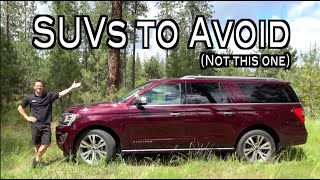 suvs to avoid and what to buy instead plus the most reliable midsized sedans on everyman driver