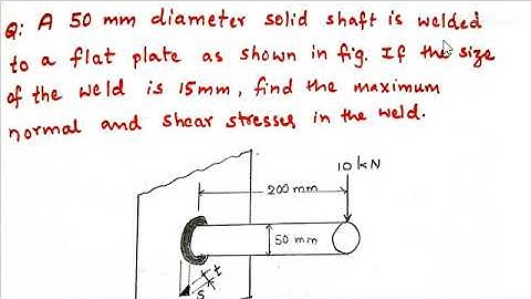 Problem on Eccentrically Loaded Welded Joints , DMM-1
