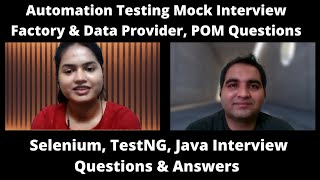 Automation Testing Mock Interview for Experienced | Automation Testing Interview Questions & Answers