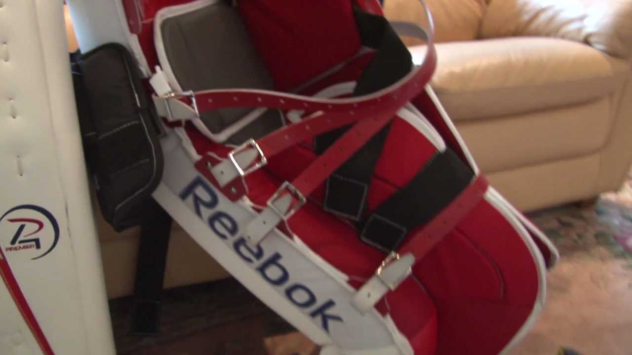 custom reebok goalie gear