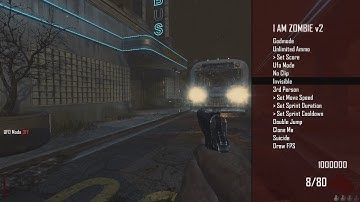 Black Ops 2 I AM ZOMBIE V2 Zombies Mod Menu by CabCon w/Download