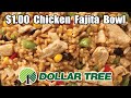 Dollar Tree Southwestern Style Chicken Fajita Bowl - WHAT ARE WE EATING? - The Wolfe Pit
