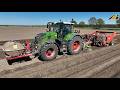 Kartoffeln pflanzen 2025 Elbmarsch  Frühjahrsbestellung mit Traktor &amp; Pflanzmaschine Landwirtschaft