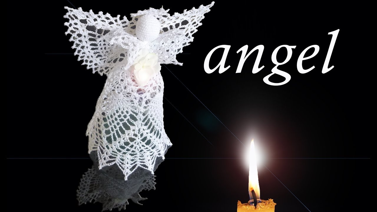 DIY Christmas Angel crochet tutorial part I / christmas crochet - YouTube