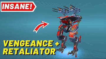 Titan Ao Ming with Vengeance and Retaliator - War Robots Gameplay