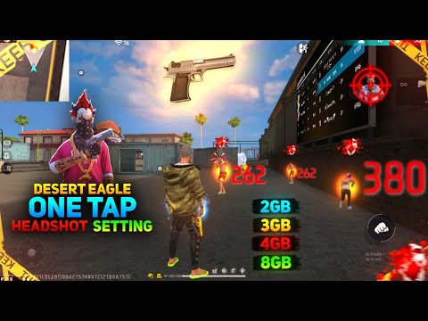 Desert Eagle One Tap Headshot Trick || Free Fire Me Headshot Kaise Mare || Khuni Gamers