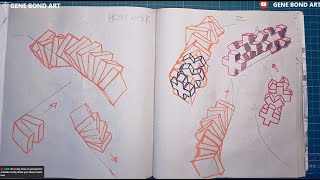 Intuitive perspective. Rotating objects