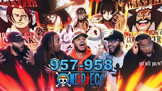 GARP FOUGHT THE ROX PIRATES? WITH ROGER? One Piece Eps 957/958 Reaction