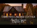 Christmas Cottage by the Lake Cozy Farmhouse Cabin Decorated for the Holidays