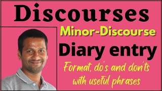 Diary writing, Diary entry. Discourses