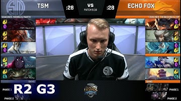 Echo Fox vs TSM - Game 3 | Round 2 S8 NA Regional Qualifier for S8 Worlds 2018 | TSM vs FOX G3