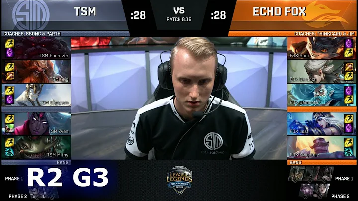 Echo Fox vs TSM - Game 3 | Round 2 S8 NA Regional Qualifier for S8 Worlds 2018 | TSM vs FOX G3