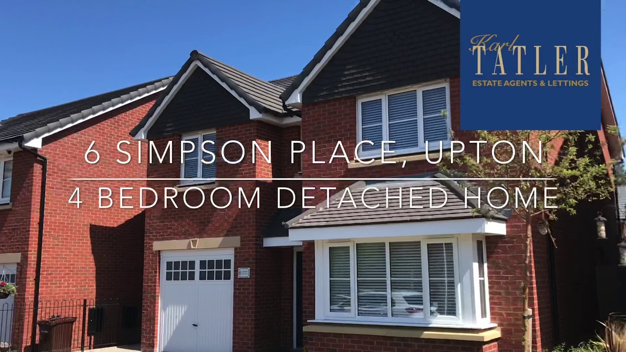 Karl Tatler Estate Agents Virtual Viewing 6 Simpson Place Upton YouTube