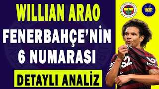 Willian Arao Fenerbahçede I Willian Araonun İstati̇sti̇kleri̇ Ve Detayli İzi̇ I Fenerbahçe Haber