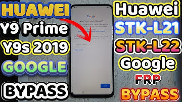 Huawei Y9 Prime 2019 Frp Bypass. Huawei STK-L21 | STK-L22 Google FRP Bypass Free Firmware 2025.