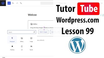 Wordpress.com - Lesson 99 - Comments Block