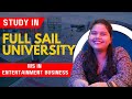 Ms in entertainment business at full sail university